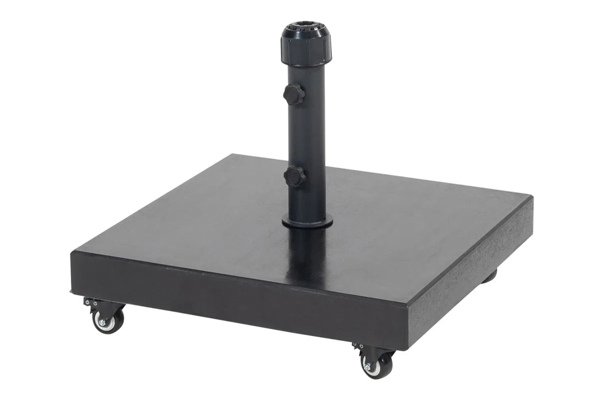4 Seasons Outdoor | Sonnenschirmständer Granit 60 kg | Mit Rollen