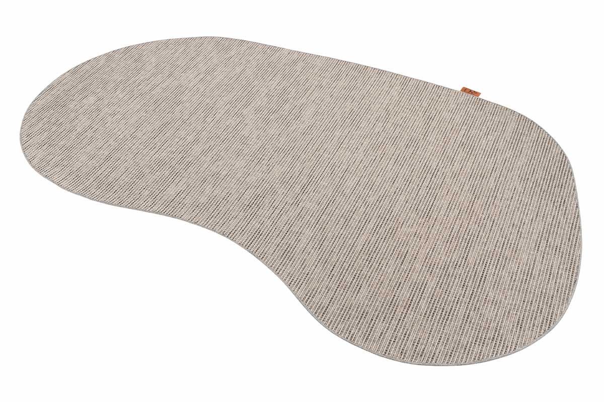 4 Seasons Outdoor | Outdoor Teppich Kidney 200 x 290 cm | Slate