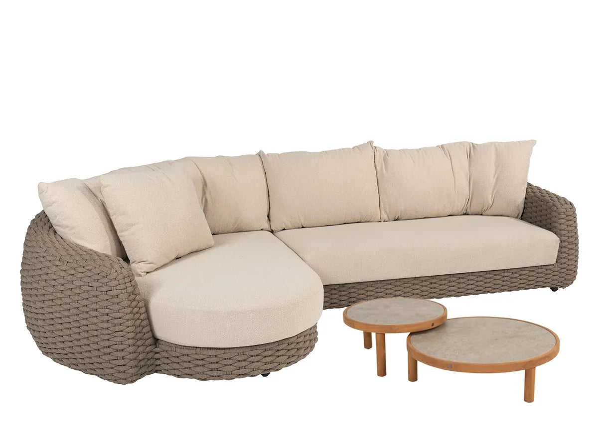 4 Seasons Outdoor | Ecksofa Maxime mit Couchtischen