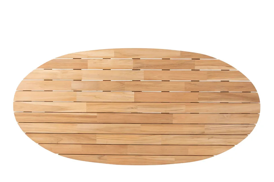 Taste by 4 Seasons | Prado Tafelblad Ellipsvorm 240 x 115 cm | Natural Teak