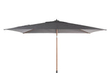4 Seasons Outdoor | Azzurro Parasol 200 x 300 cm | Wood Look-Charcoal