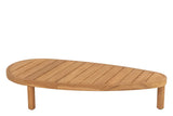 4 Seasons Outdoor | Finn Couchtisch 125 x 63 x 25 cm | Pebble