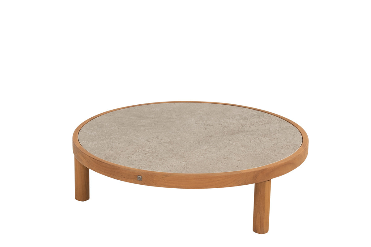 4 Seasons Outdoor | Finn Couchtisch Ø85 cm | Sabbia Panna