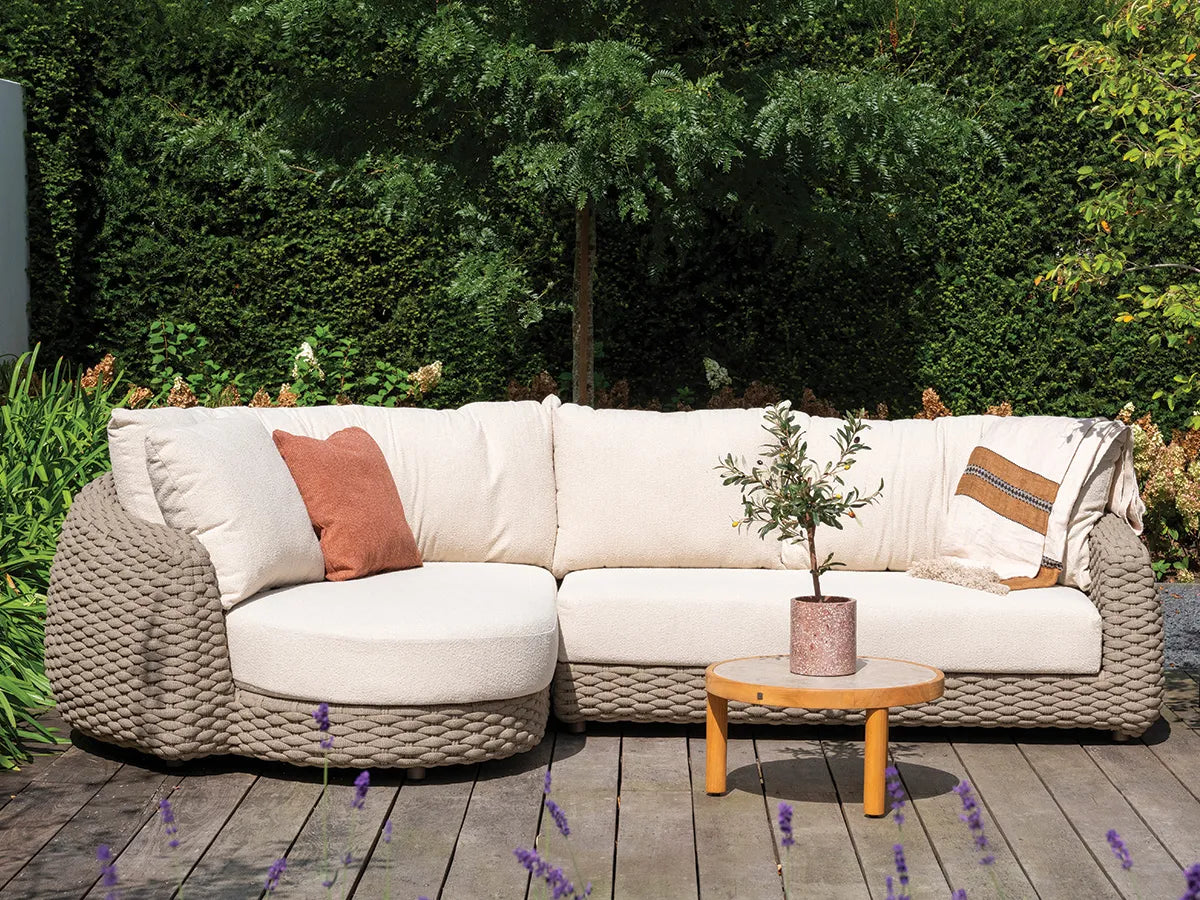 4 Seasons Outdoor | Ecksofa Maxime mit Couchtischen