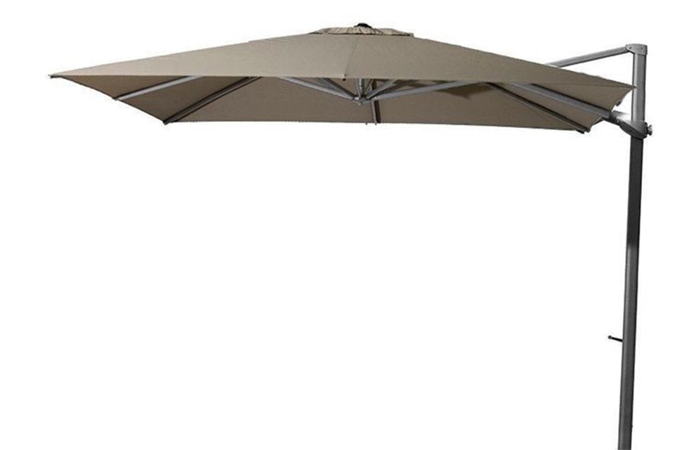 4 Seasons Outdoor | Siesta Ampelschirm 300 x 300 cm | Anthrazit-Taupe