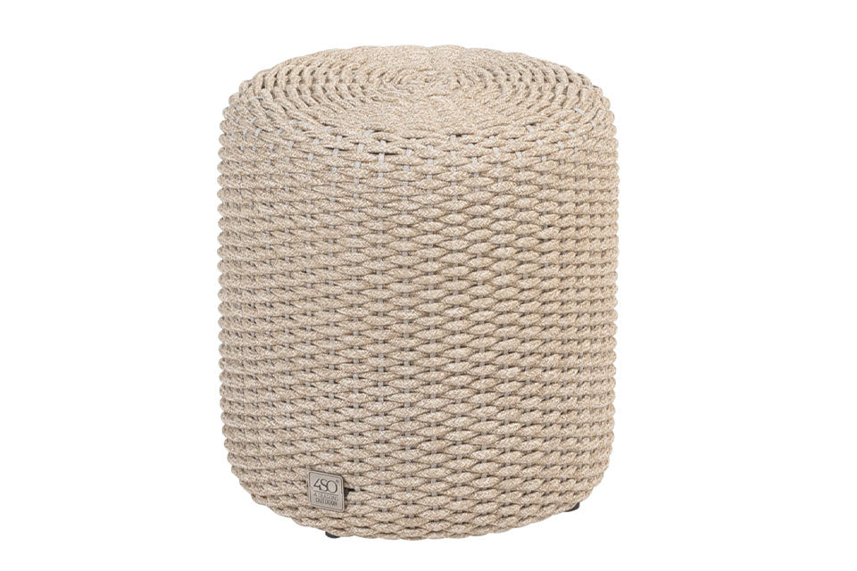 4 Seasons Outdoor | Muffin Poef Ø40 cm x 42(h) cm | Latte